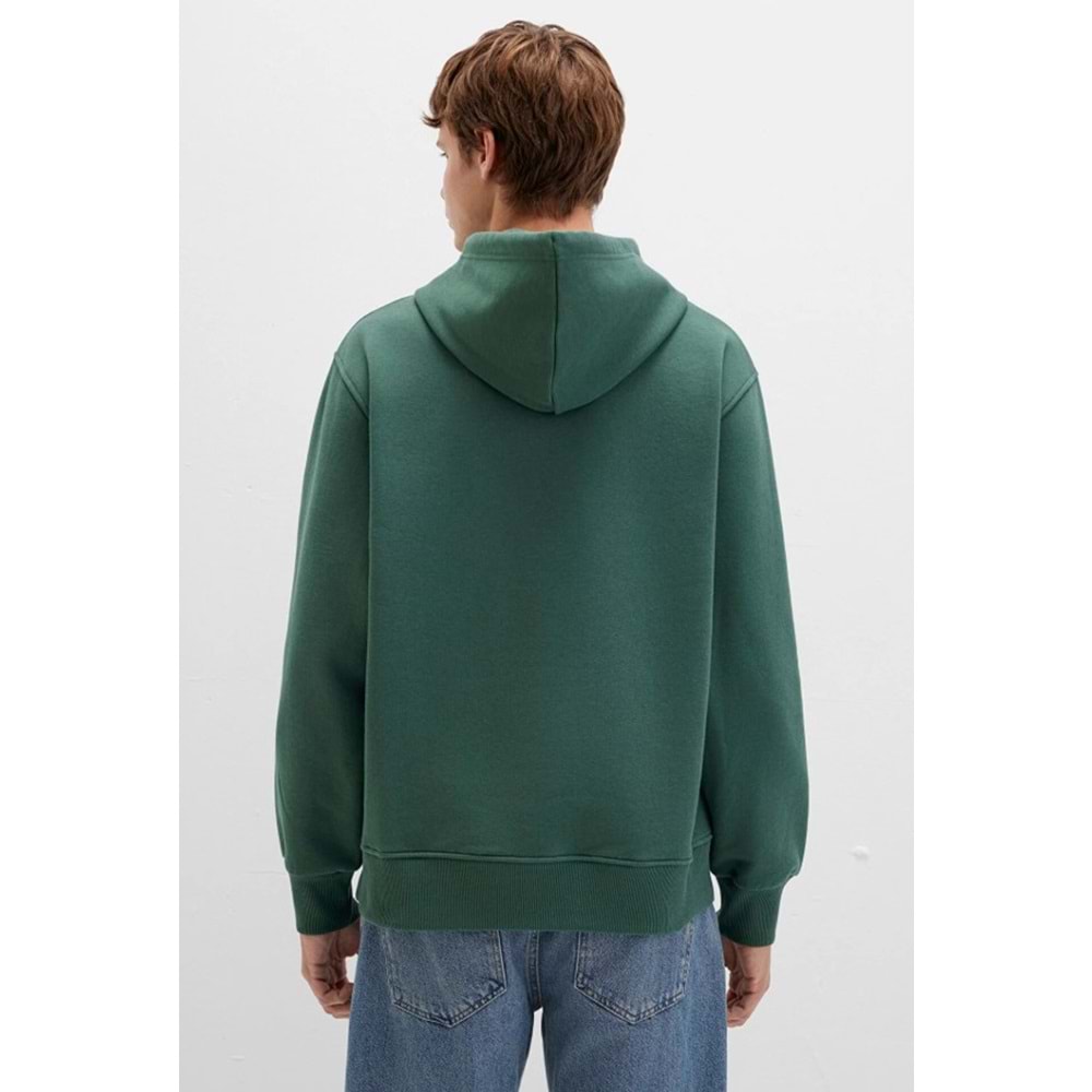 Mavi 065809-71580 Logo Nakışlı Erkek Kapüşonlu Sweatshirt