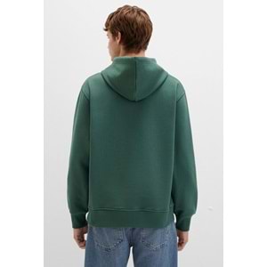 Mavi 065809-71580 Logo Nakışlı Erkek Kapüşonlu Sweatshirt