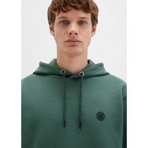 Mavi 065809-71580 Logo Nakışlı Erkek Kapüşonlu Sweatshirt