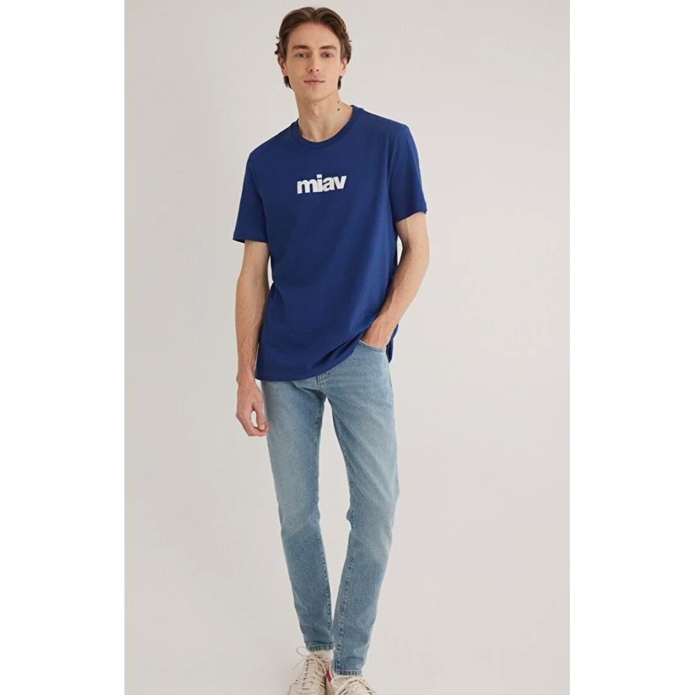 Mavi 067153-70722 Miav Baskılı Tişört Erkek T-Shirt