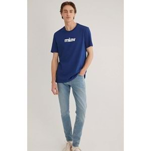 Mavi 067153-70722 Miav Baskılı Tişört Erkek T-Shirt
