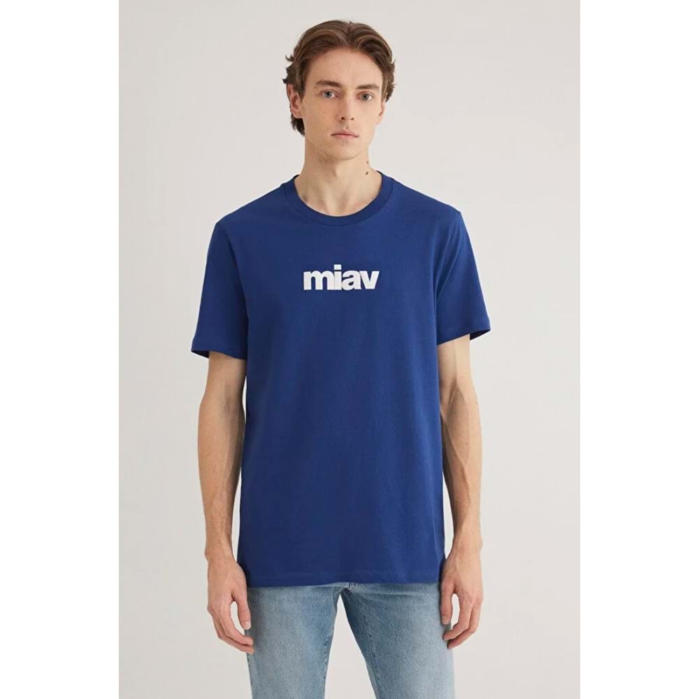 Mavi 067153-70722 Miav Baskılı Tişört Erkek T-Shirt