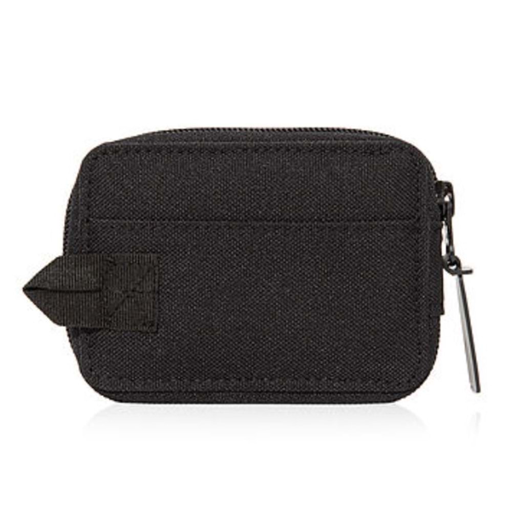 Mavi Fermuarlı Canvas Cüzdan Spor Cüzdanı