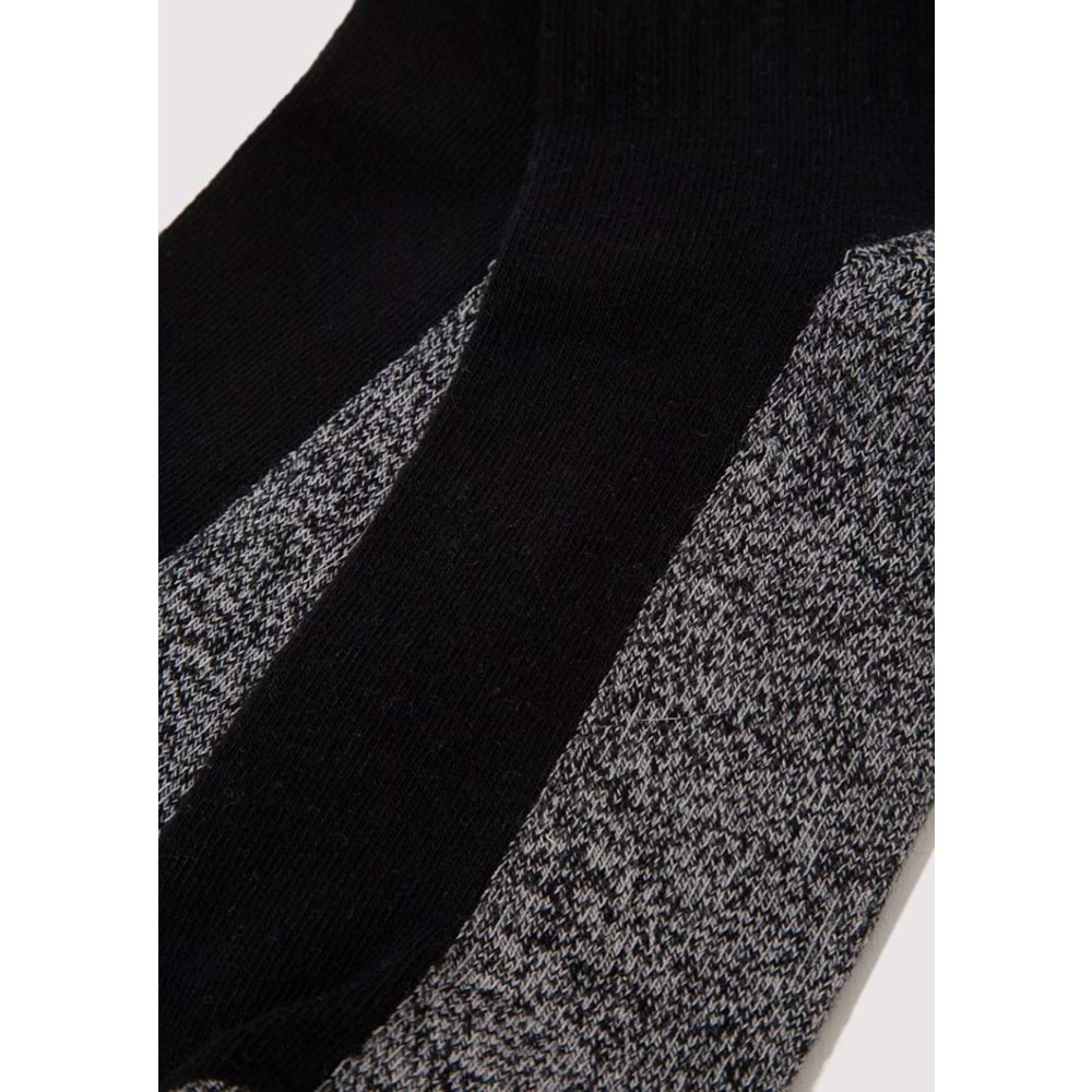 Mavi M Logo Baskılı Unisex Çorap