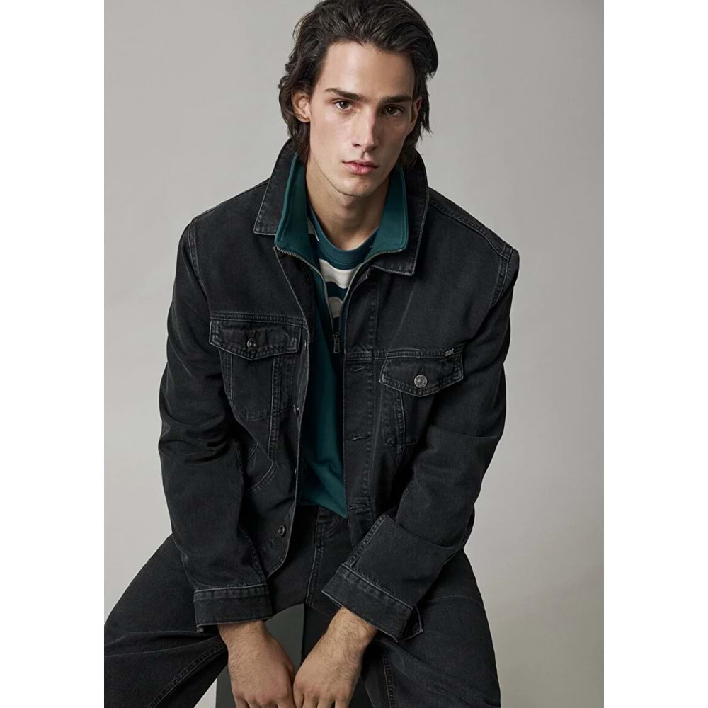 Mavi M0110273-85218 Mavi Jeans Kot Ceket Erkek Ceket