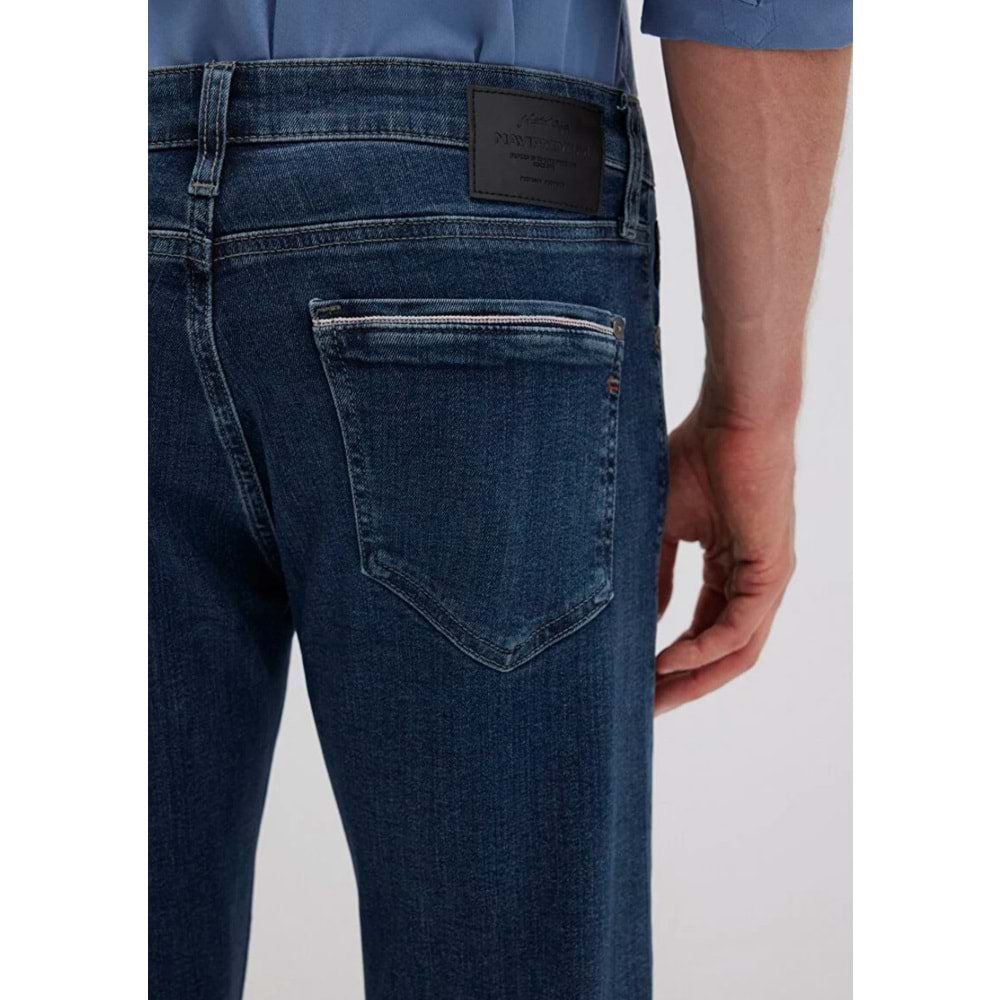 Mavi M0037885202 Martin Mavi Premium Puslu Koyu Mavi Jean Pantolon Erkek Kot Pantolon