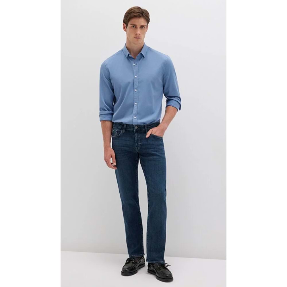 Mavi M0037885202 Martin Mavi Premium Puslu Koyu Mavi Jean Pantolon Erkek Kot Pantolon