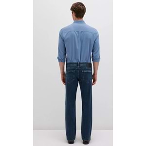 Mavi M0037885202 Martin Mavi Premium Puslu Koyu Mavi Jean Pantolon Erkek Kot Pantolon