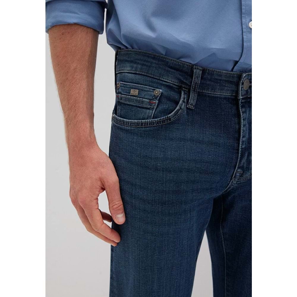 Mavi M0037885202 Martin Mavi Premium Puslu Koyu Mavi Jean Pantolon Erkek Kot Pantolon