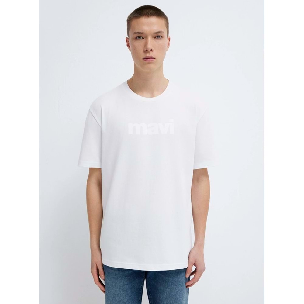 Mavi M0611807-620 Mavi Baskılı T-Shirt Erkek Tişort