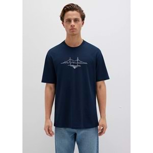 Mavi M0611881-70490 İstanbul Nakışlı Tişört Erkek T-Shirt