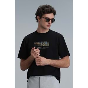 Lufian 111020193 Bıanca Modern Grafik Tişört Erkek T-Shirt