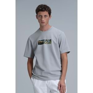 Lufian 111020193 Bıanca Modern Grafik Tişört Erkek T-Shirt