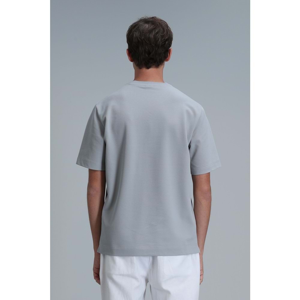 Lufian 111020193 Bıanca Modern Grafik Tişört Erkek T-Shirt
