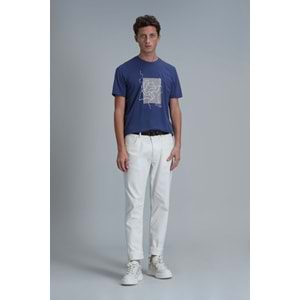 Lufian 111020205 Nally Modern Grafik T- Shirt Erkek T-Shirt