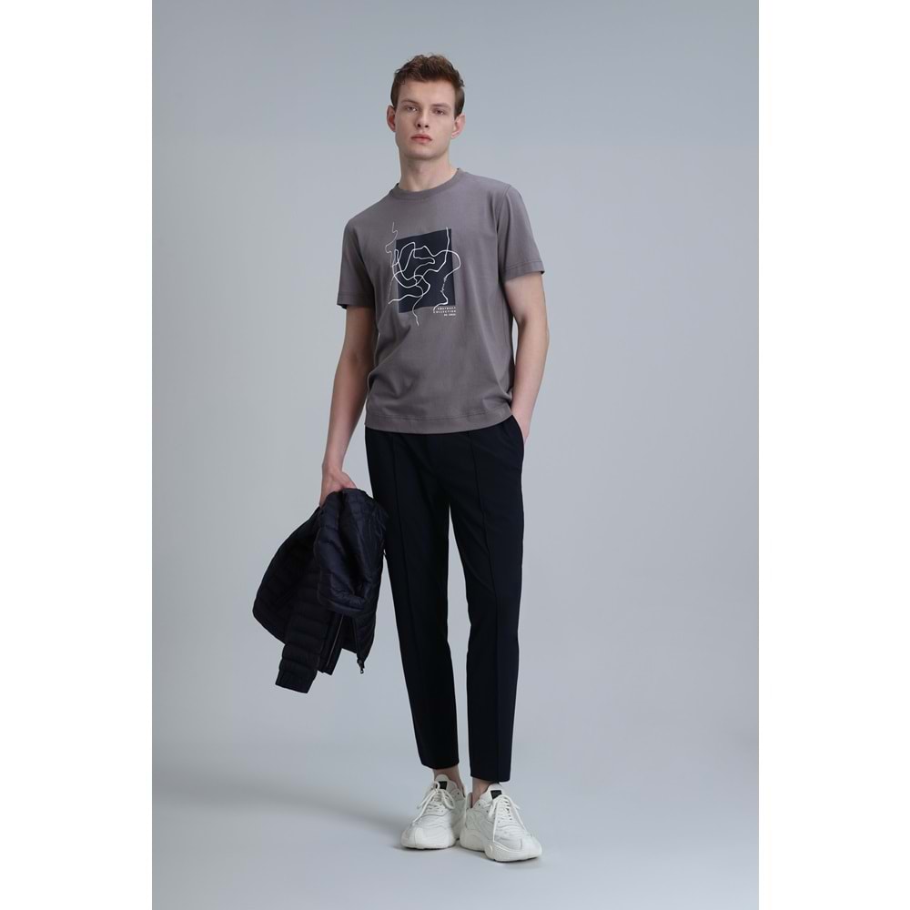 Lufian 111020205 Nally Modern Grafik T- Shirt Erkek T-Shirt