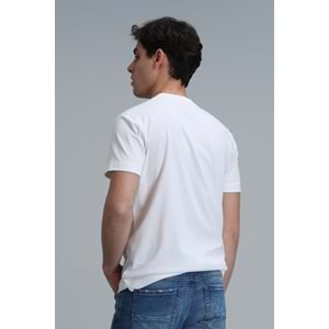 Lufian 111020205 Nally Modern Grafik T- Shirt Erkek T-Shirt