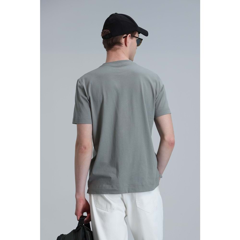 Lufian 111020205 Nally Modern Grafik T- Shirt Erkek T-Shirt