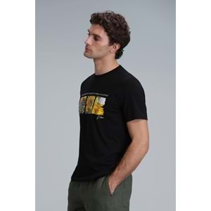 Lufian 111020192 June Modern Grafik T- Shirt Erkek T-Shirt