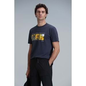 Lufian 111020192 June Modern Grafik T- Shirt Erkek T-Shirt