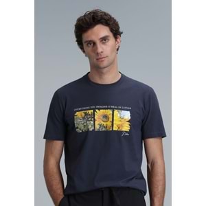 Lufian 111020192 June Modern Grafik T- Shirt Erkek T-Shirt