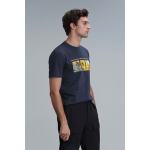 Lufian 111020192 June Modern Grafik T- Shirt Erkek T-Shirt