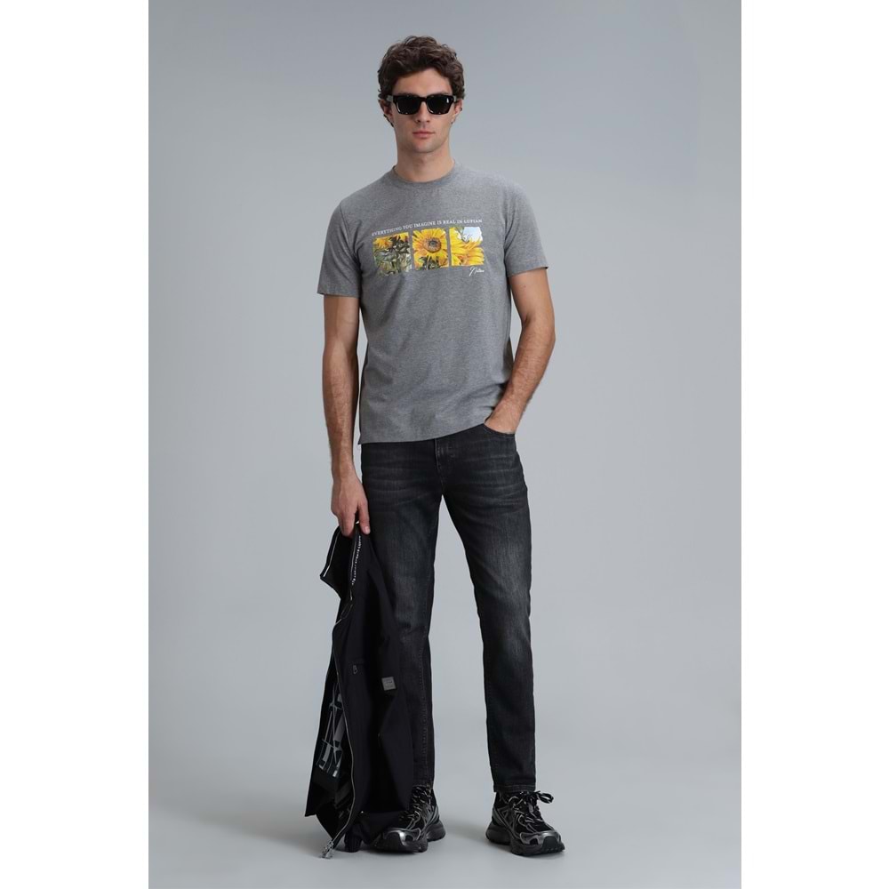 Lufian 111020192 June Modern Grafik T- Shirt Erkek T-Shirt