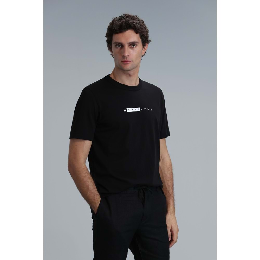 Lufian 111020206 Kane Modern Grafik T- Shirt Erkek T-Shirt