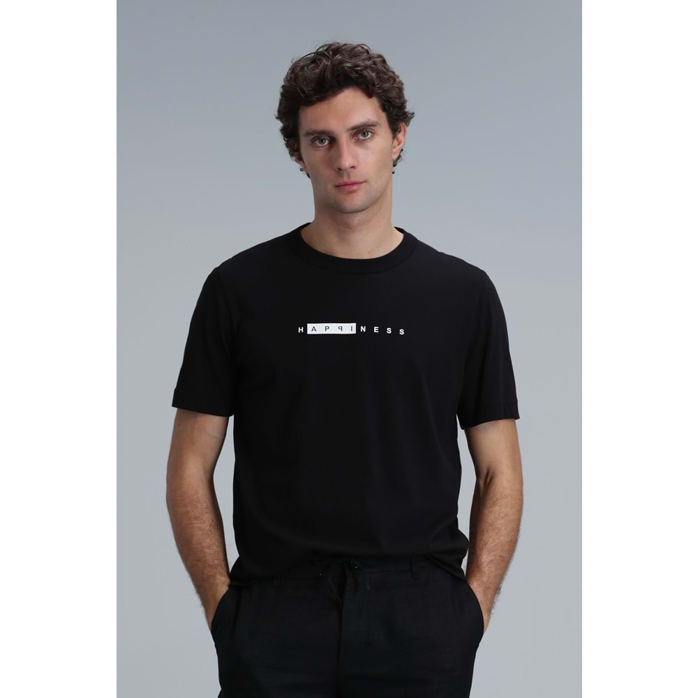 Lufian 111020206 Kane Modern Grafik T- Shirt Erkek T-Shirt