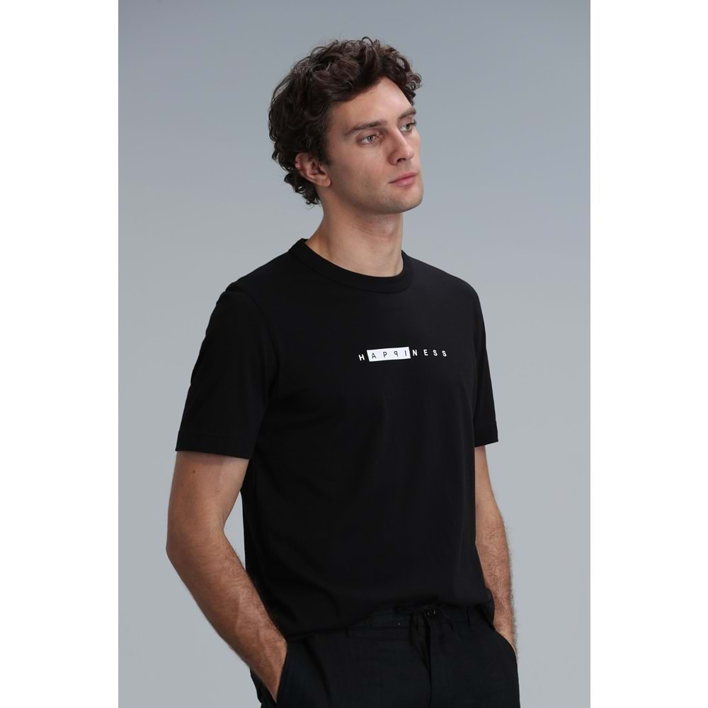 Lufian 111020206 Kane Modern Grafik T- Shirt Erkek T-Shirt