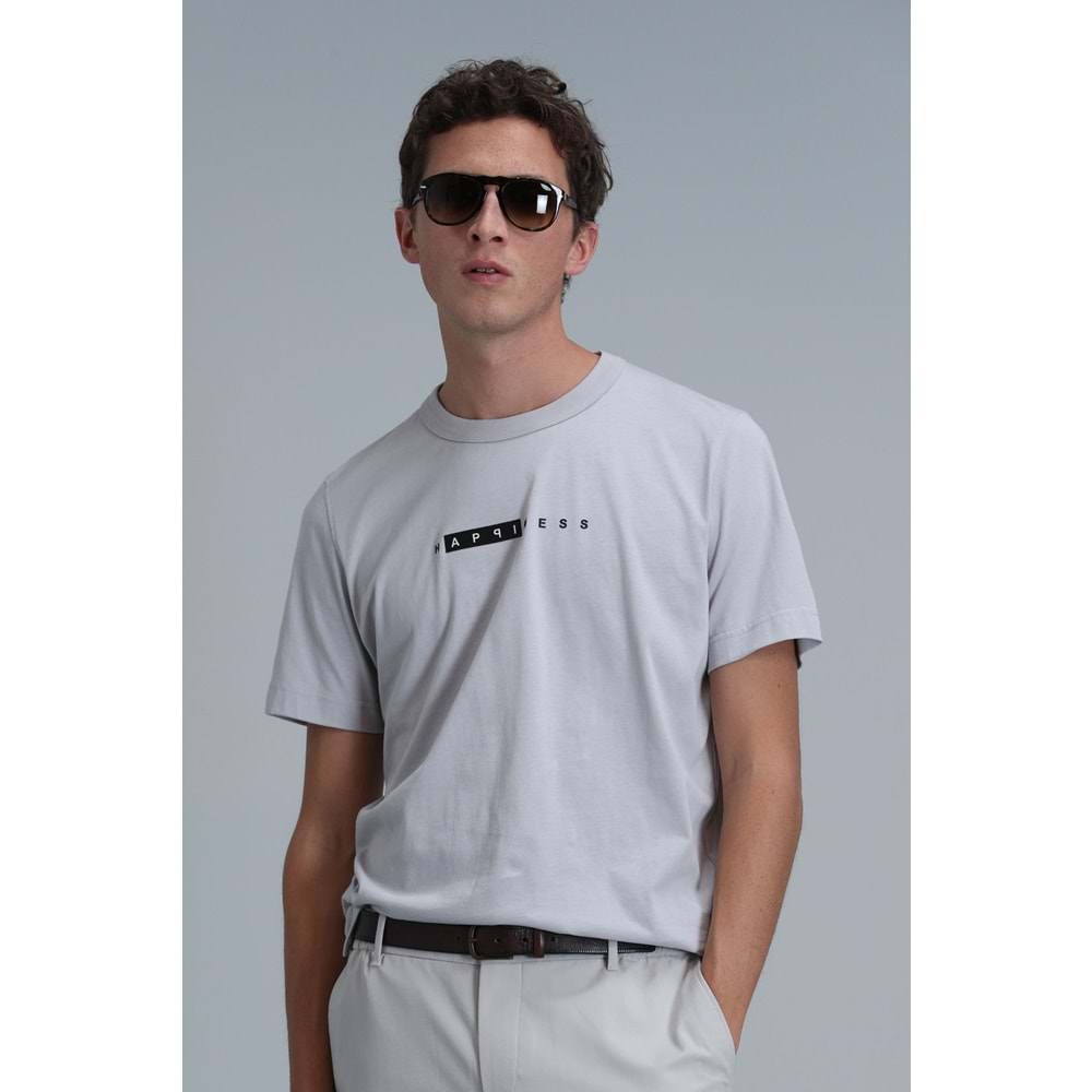 Lufian 111020206 Kane Modern Grafik T- Shirt Erkek T-Shirt