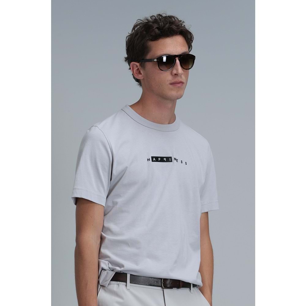 Lufian 111020206 Kane Modern Grafik T- Shirt Erkek T-Shirt