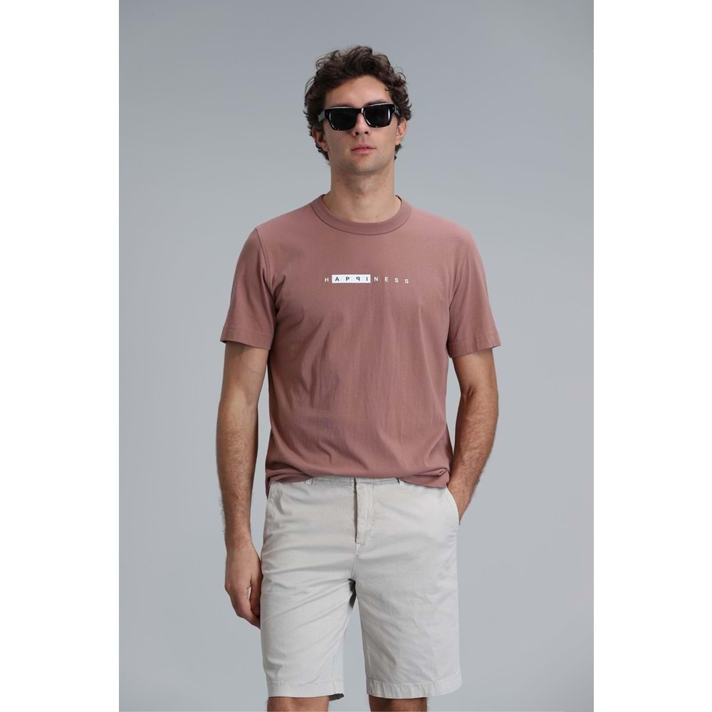 Lufian 111020206 Kane Modern Grafik T- Shirt Erkek T-Shirt