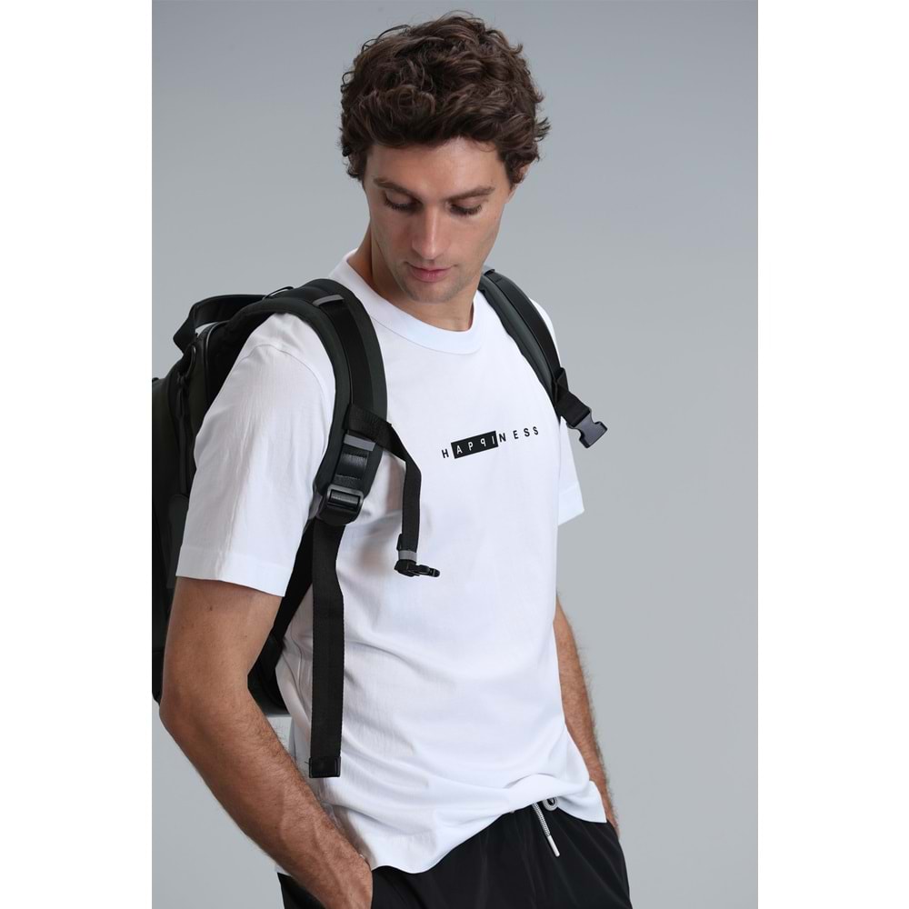 Lufian 111020206 Kane Modern Grafik T- Shirt Erkek T-Shirt