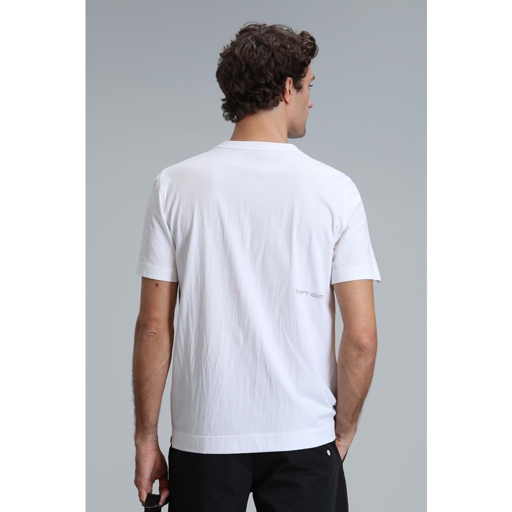 Lufian 111020206 Kane Modern Grafik T- Shirt Erkek T-Shirt