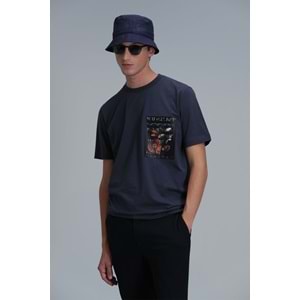 Lufian 111020202 Exotıc Modern Grafik Tişört Erkek T-Shirt