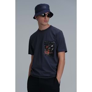 Lufian 111020202 Exotıc Modern Grafik Tişört Erkek T-Shirt