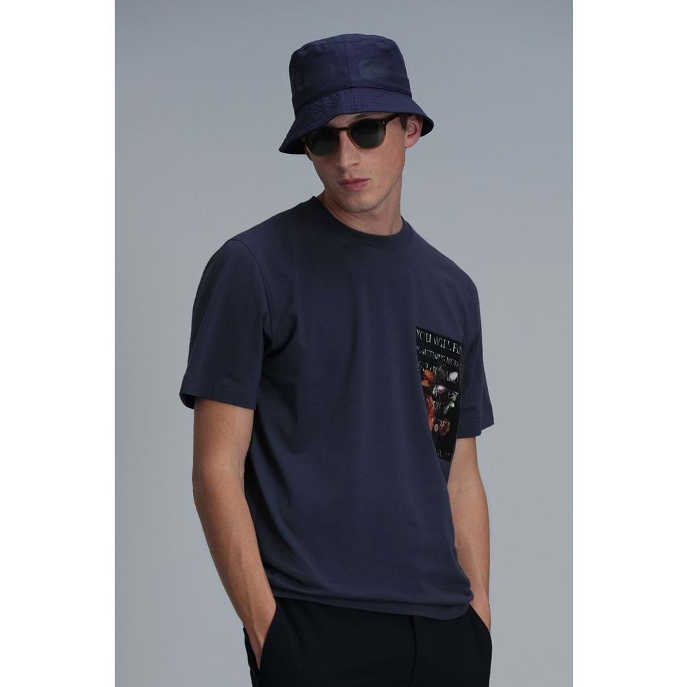 Lufian 111020202 Exotıc Modern Grafik Tişört Erkek T-Shirt
