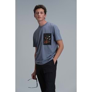 Lufian 111020202 Exotıc Modern Grafik Tişört Erkek T-Shirt