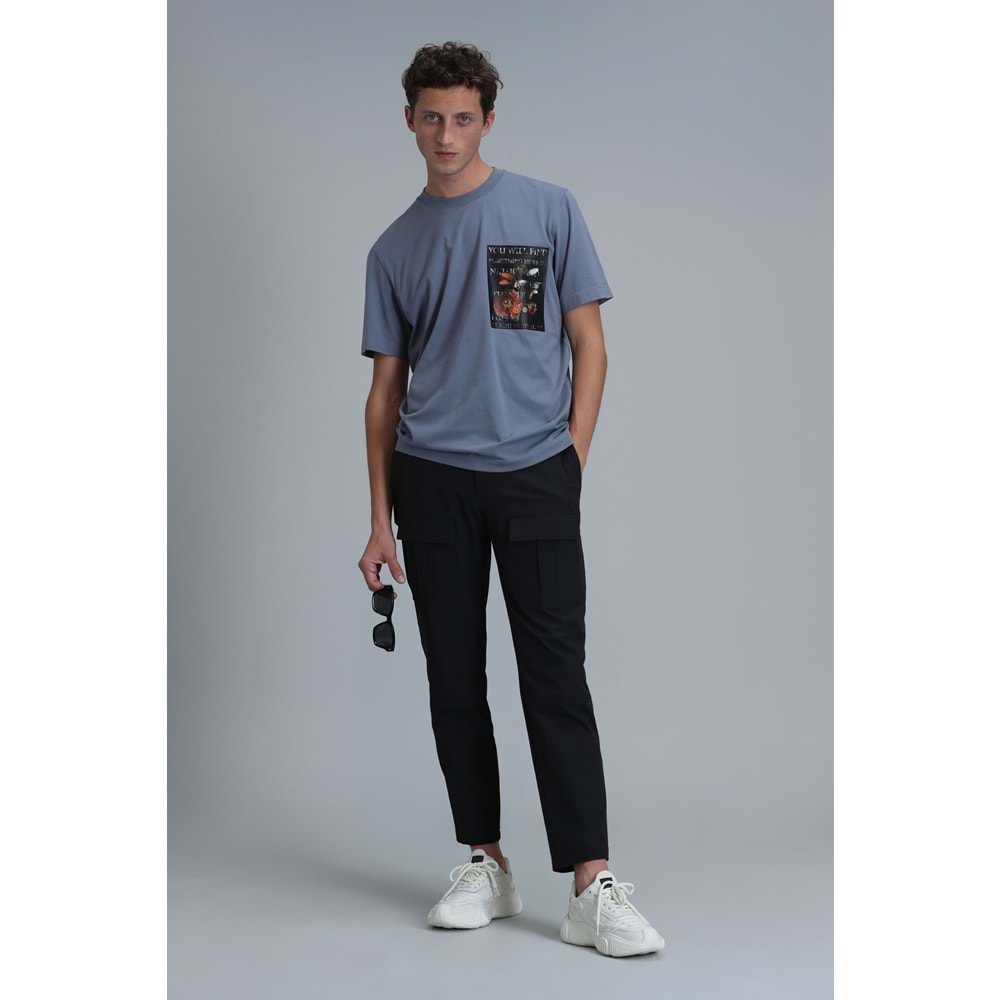 Lufian 111020202 Exotıc Modern Grafik Tişört Erkek T-Shirt