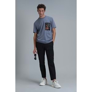 Lufian 111020202 Exotıc Modern Grafik Tişört Erkek T-Shirt