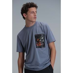 Lufian 111020202 Exotıc Modern Grafik Tişört Erkek T-Shirt