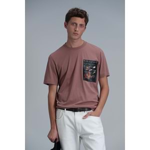 Lufian 111020202 Exotıc Modern Grafik Tişört Erkek T-Shirt