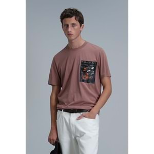 Lufian 111020202 Exotıc Modern Grafik Tişört Erkek T-Shirt