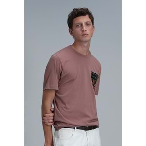 Lufian 111020202 Exotıc Modern Grafik Tişört Erkek T-Shirt