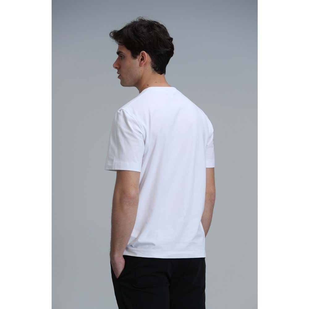 Lufian 111020202 Exotıc Modern Grafik Tişört Erkek T-Shirt