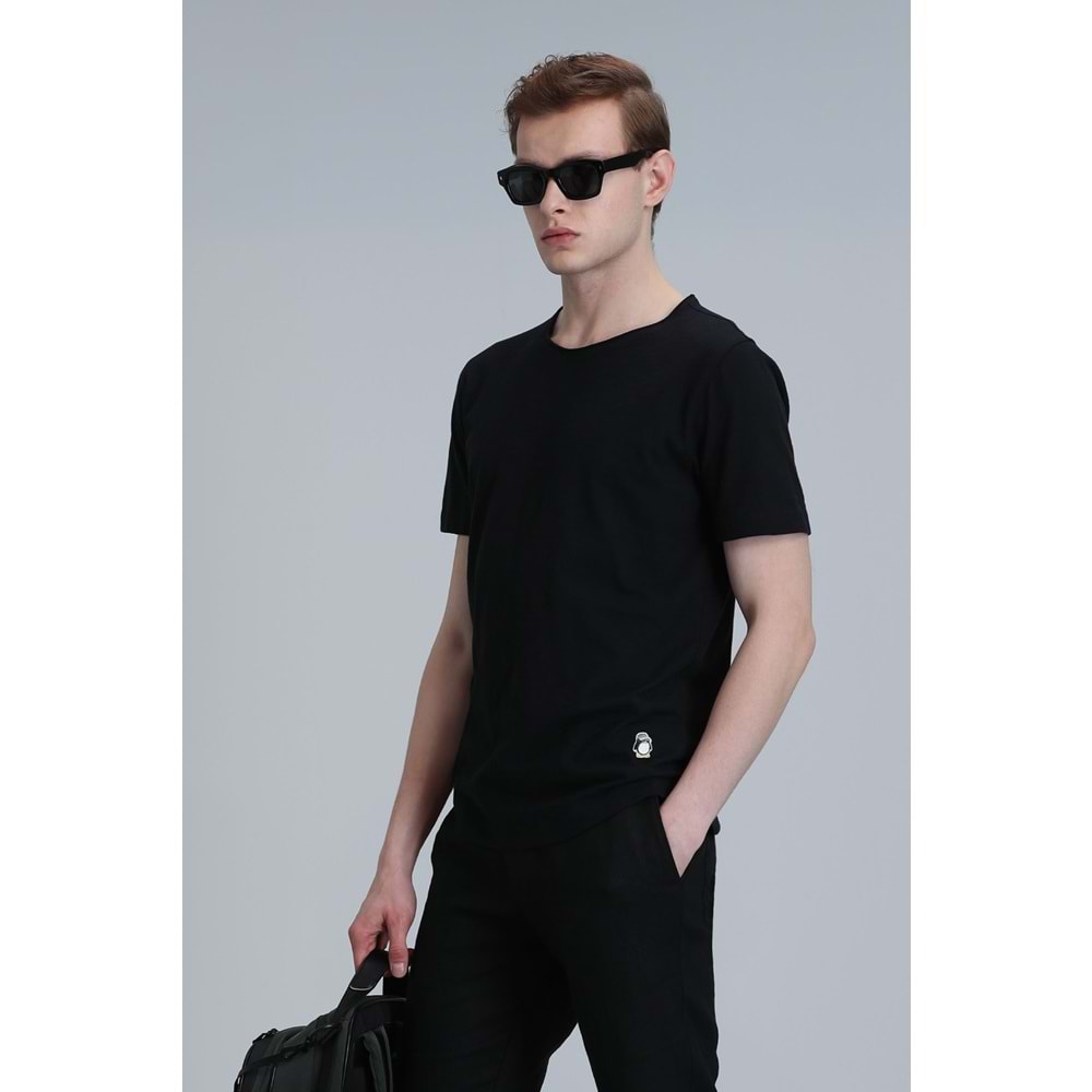 Lufian 111020203 Junya Erkek Basic Tişört Erkek T-Shirt