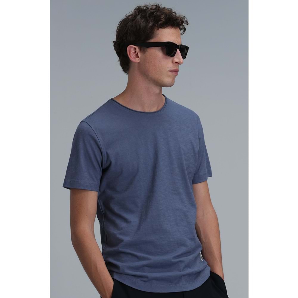 Lufian 111020203 Junya Erkek Basic Tişört Erkek T-Shirt