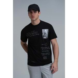 Lufian 111020219 Fred Modern Grafik T- Shirt Erkek T-Shirt