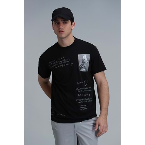 Lufian 111020219 Fred Modern Grafik T- Shirt Erkek T-Shirt